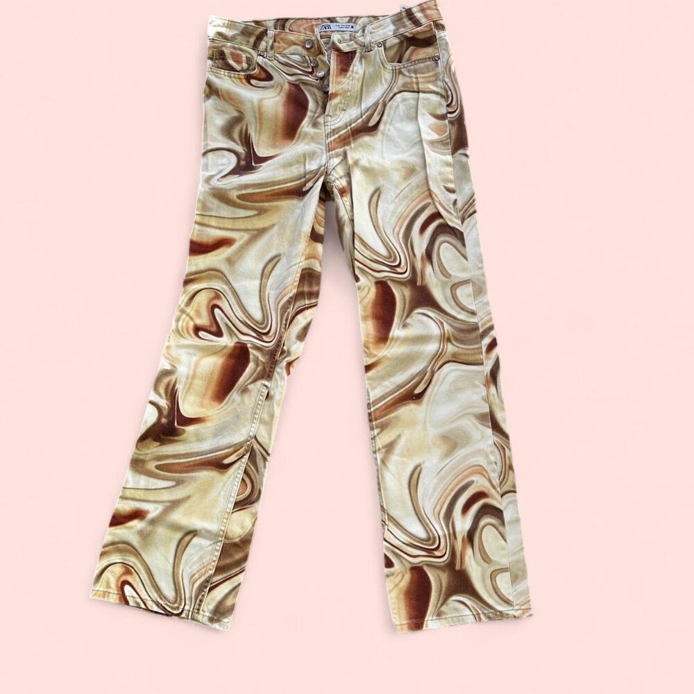 Zara Womens Swirl Pant